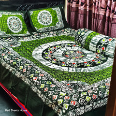 Home Tex Premium Quality Panel Bedsheet