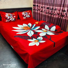 Home Tex Premium Quality Panel Bedsheet
