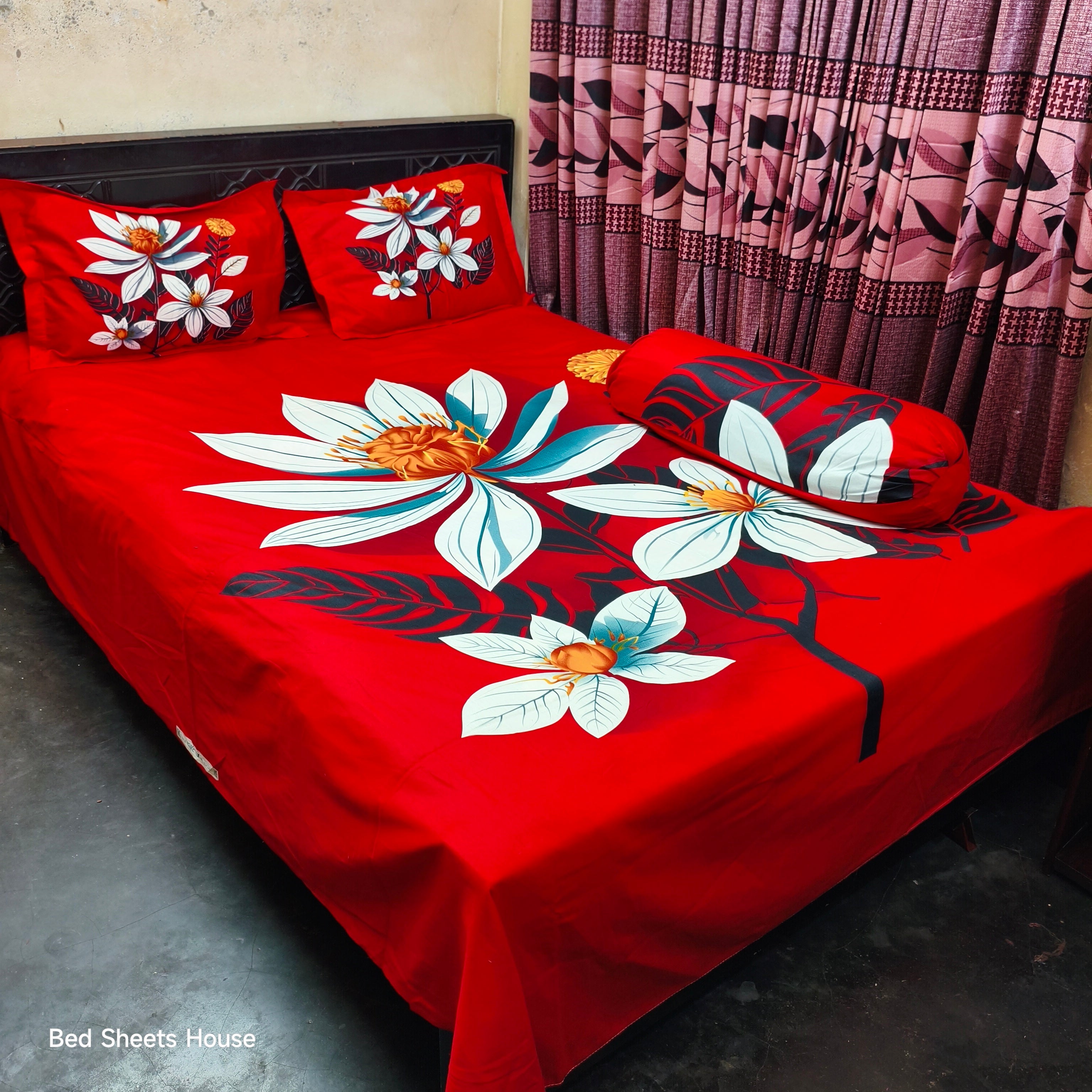 Home Tex Premium Quality Panel Bedsheet