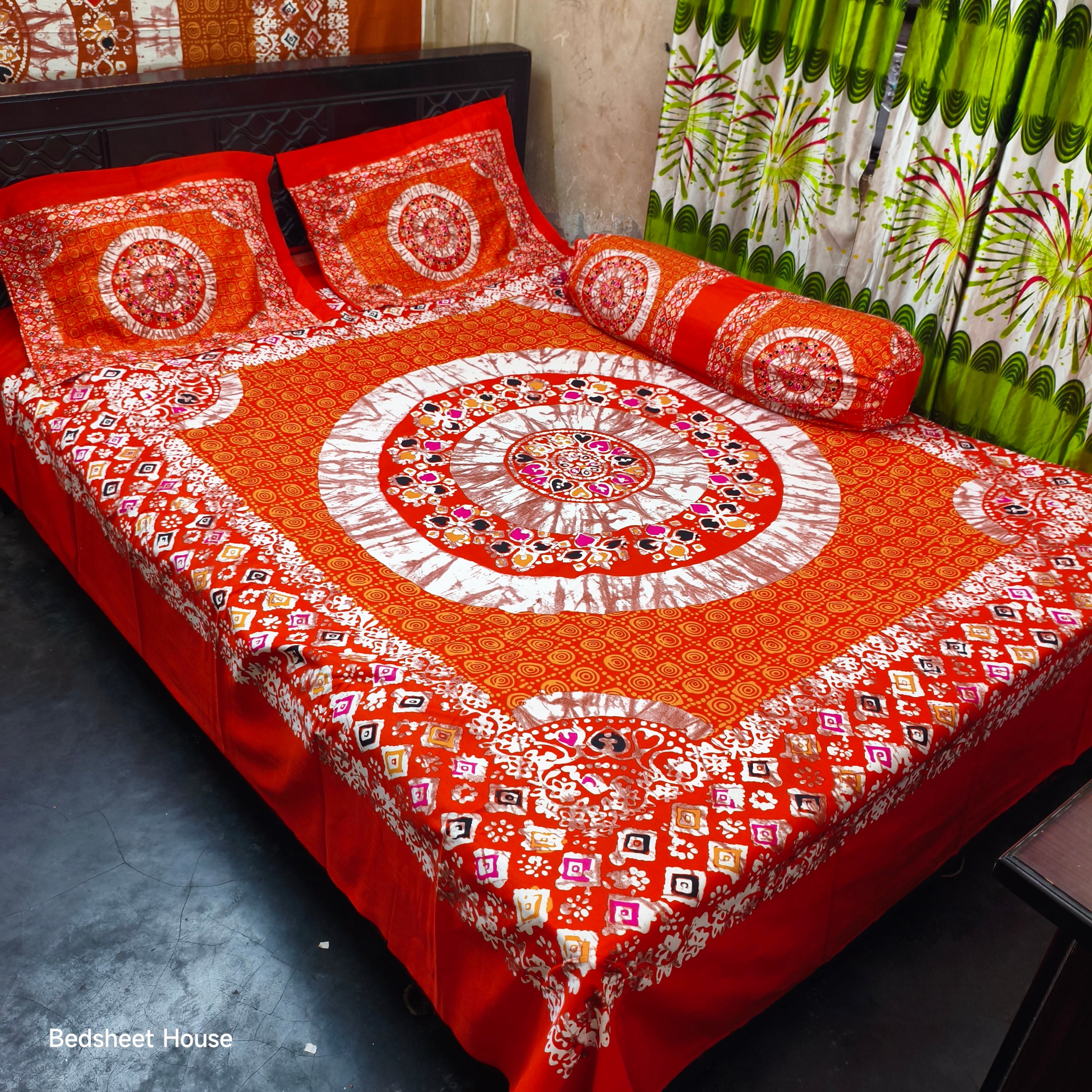 Home Tex Premium Quality Panel Bedsheet