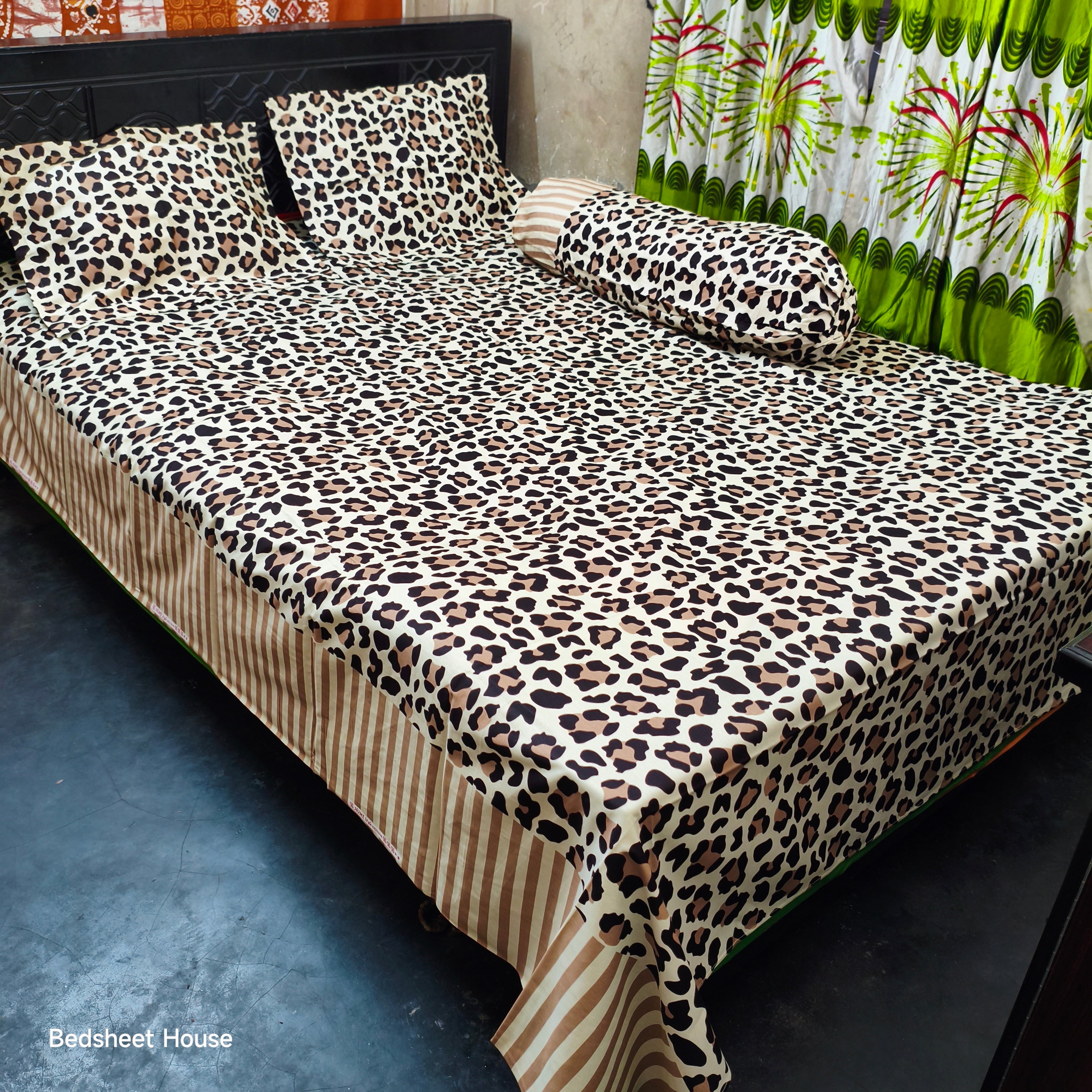 Home Tex Premium Quality Panel Bedsheet